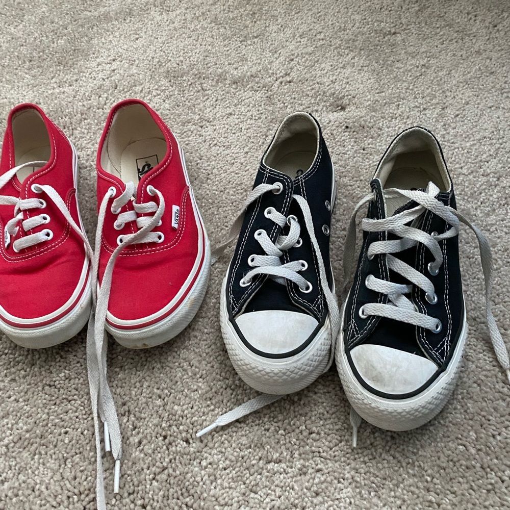 Converse & Vans 2 pairs of sneakers